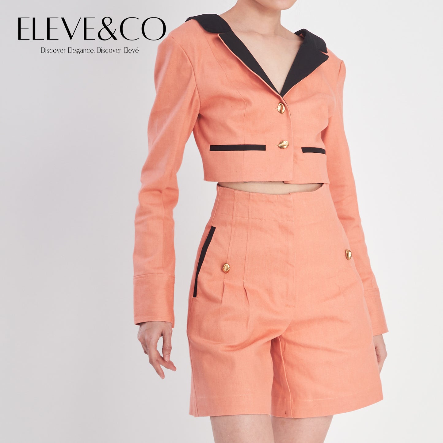 Tailored Jeans Peach Short