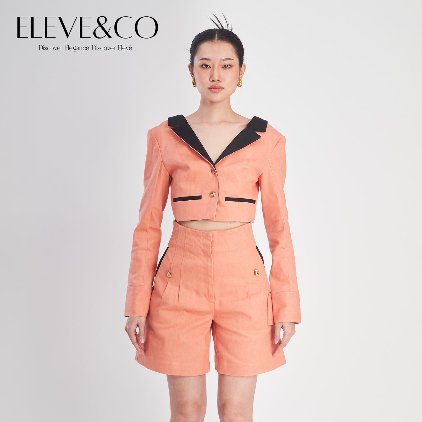 Tailored Jeans Peach Short